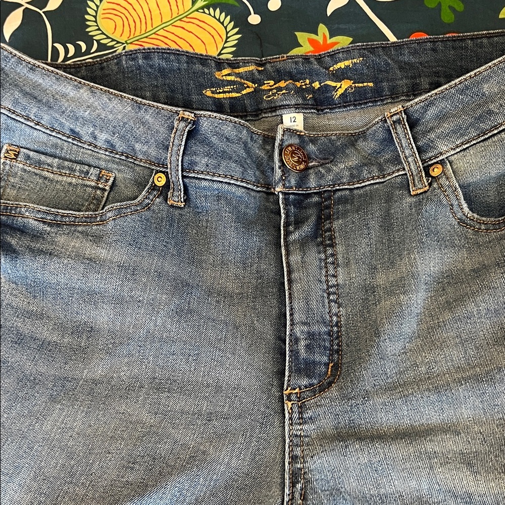 Seven sz 12 straight leg jeans